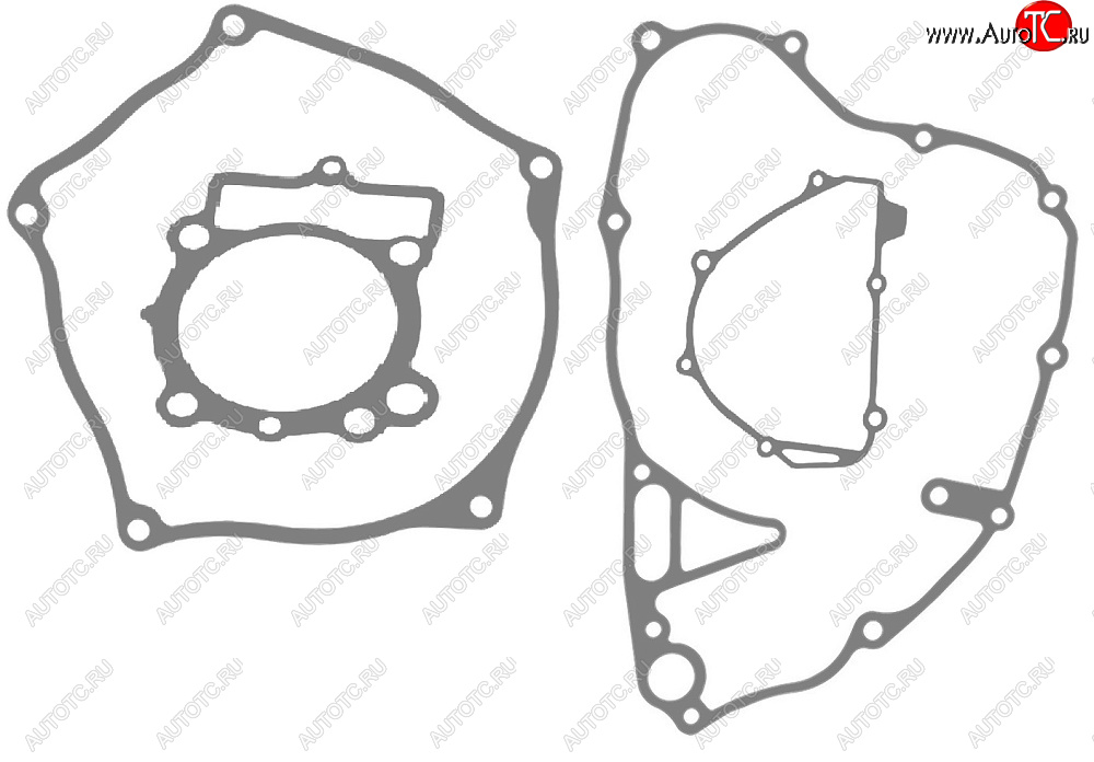 1 589 р. Комплект прокладок CHAKIN для мотоцикла Kawasaki KX250F 17-18  00kk-010  с доставкой в г. Пермь