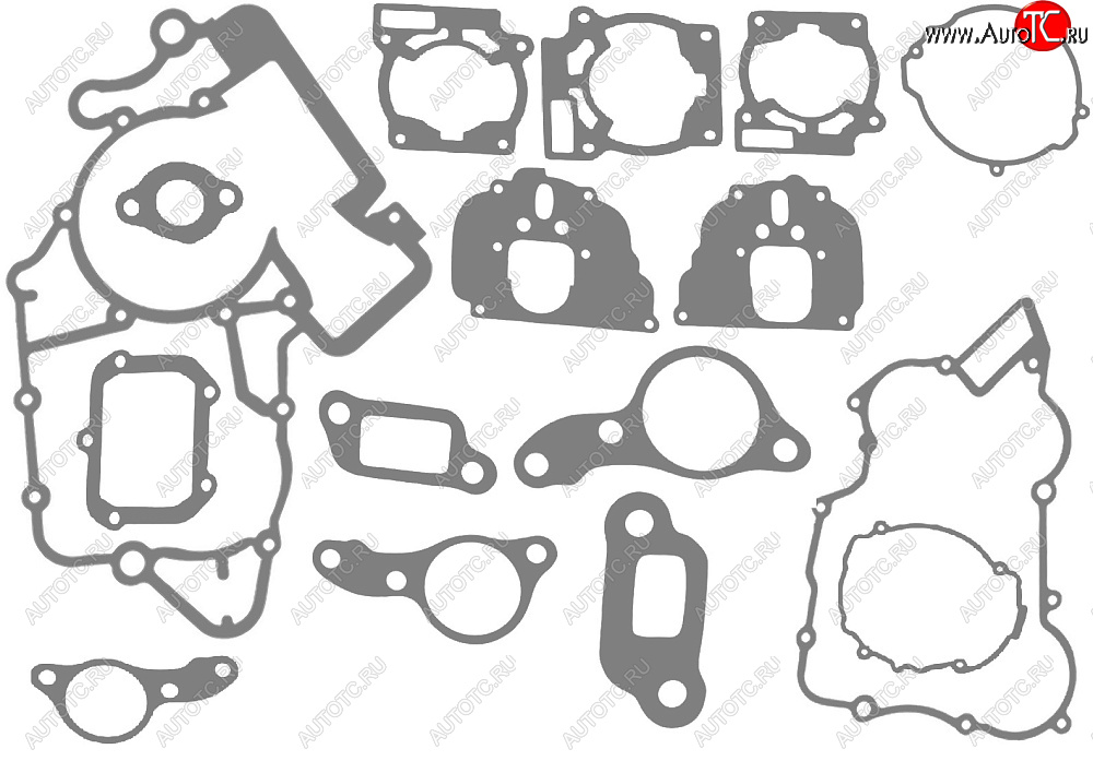 3 389 р. Комплект прокладок CHAKIN для мотоцикла KTM 125SX 07-15 144SX 07-08 150SX 09-15 XC 10-14  0kkt-005  с доставкой в г. Пермь
