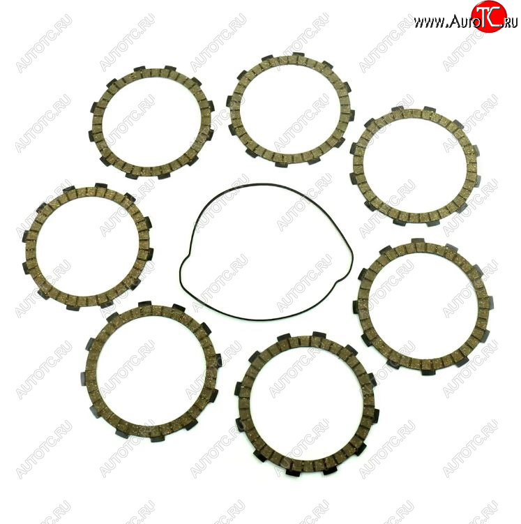 10 459 р. Компл. фрикц. дисков сцепл.+прокладка Athena KTM SX-F250350 16-22  p40230016  с доставкой в г. Пермь