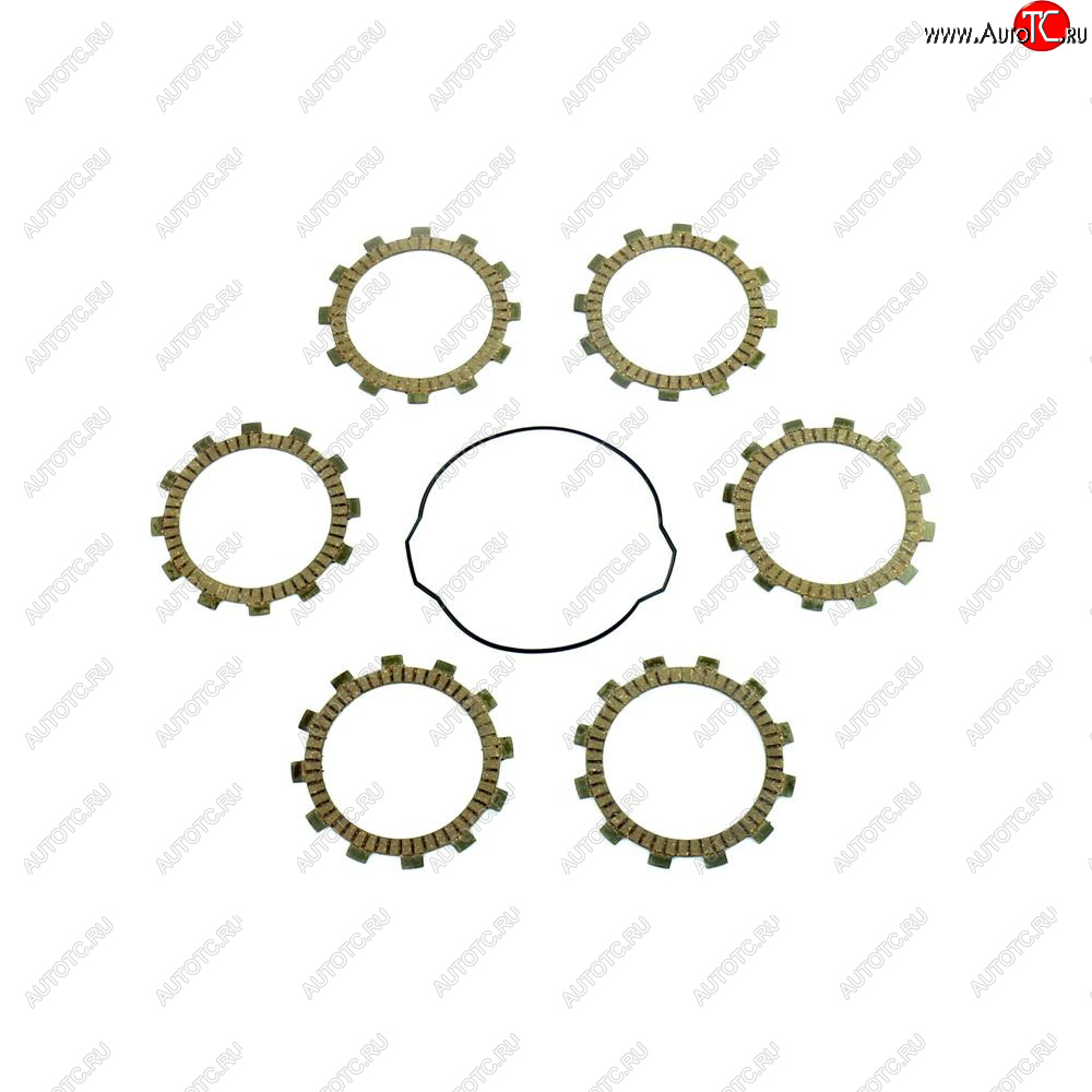 5 339 р. Компл. фрикц. дисков сцепл.+прокладка Athena KTM SX65 09-23, MC65 20-23, TC65 17-23  p40230019  с доставкой в г. Пермь