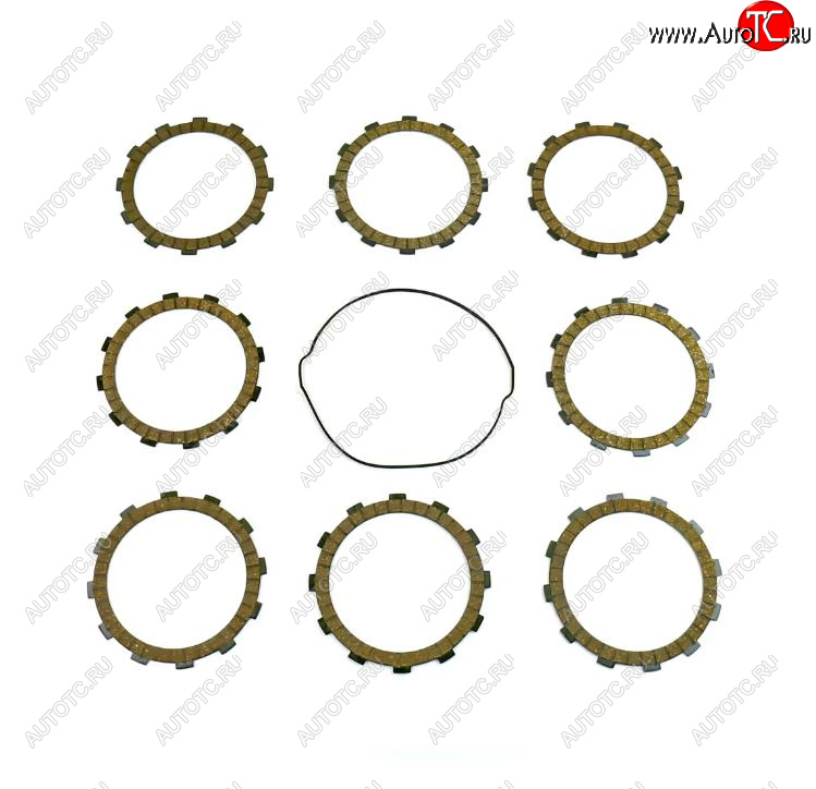 10 019 р. Компл. фрикц. дисков сцепл.+прокладка Athena KTM SX-F250 13-15,SX-F350 11-15  p40230024  с доставкой в г. Пермь