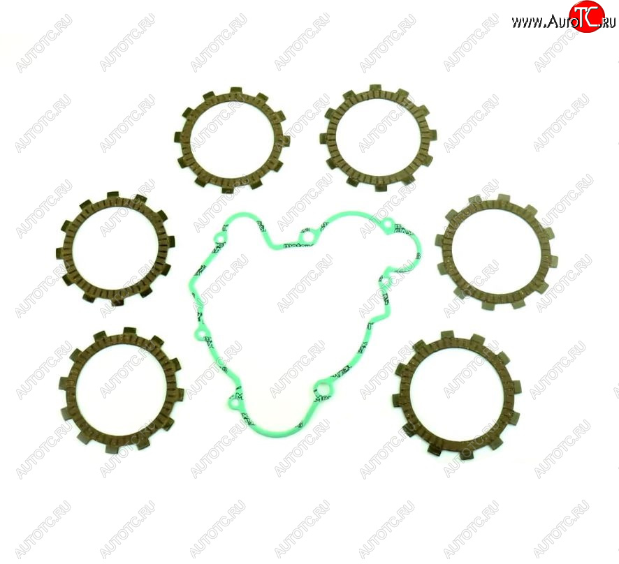 5 239 р. Компл. фрикц. дисков сцепл.+прокладка Athena KTM SX65 98-08, SX60 98-00  p40230051  с доставкой в г. Пермь