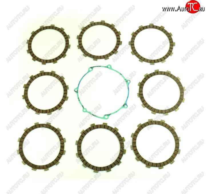 9 579 р. Компл. фрикц. дисков сцепл.+прокладка Athena Yamaha YZ450F 07-09  p40230076  с доставкой в г. Пермь