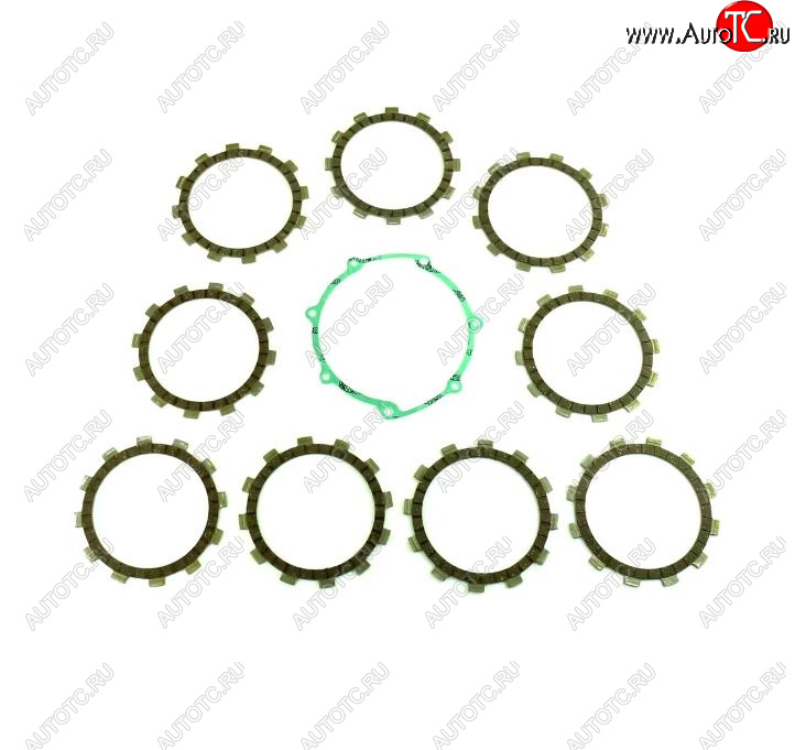 7 859 р. Компл. фрикц. дисков сцепл.+прокладка Athena Yamaha YZ250F 01-13, WR250F 01-13  p40230106  с доставкой в г. Пермь