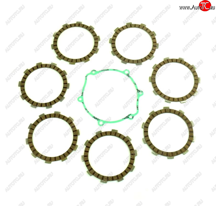 5 149 р. Компл. фрикц. дисков сцепл.+прокладка Athena Yamaha YZ85 02-22  p40230107  с доставкой в г. Пермь