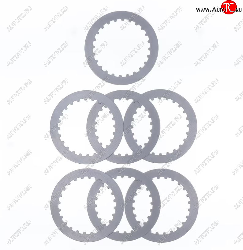 4 099 р. Компл. стальных дисков сцепления Athena Honda CRF250R 04-21, CRF250RX 19-21, CRF250X 04-17  p40240050  с доставкой в г. Пермь