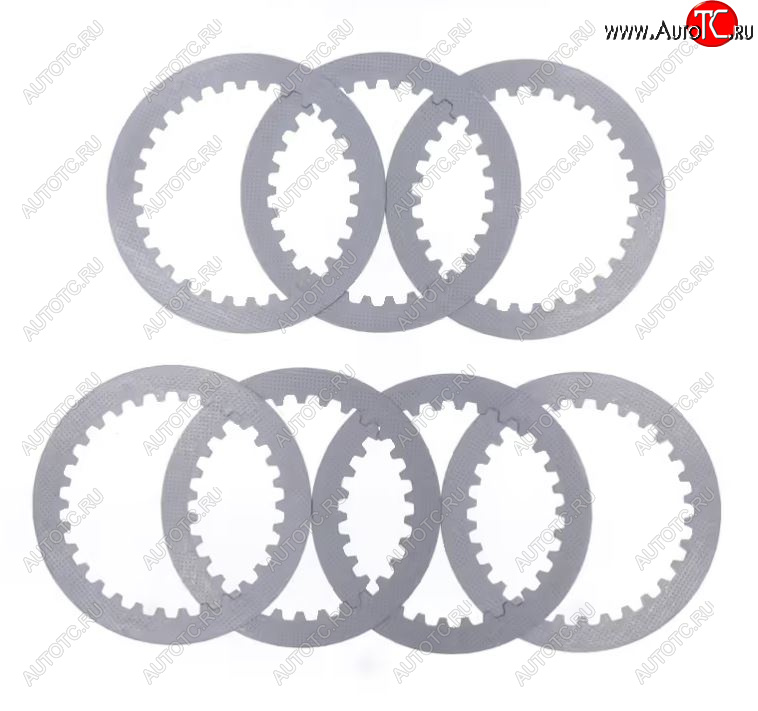 5 529 р. Компл. стальных дисков сцепления Athena Yamaha YZ450F 07-22,YZ450FX 19-22, YZ250 94-22, YZ250X 16-22  p40240061  с доставкой в г. Пермь