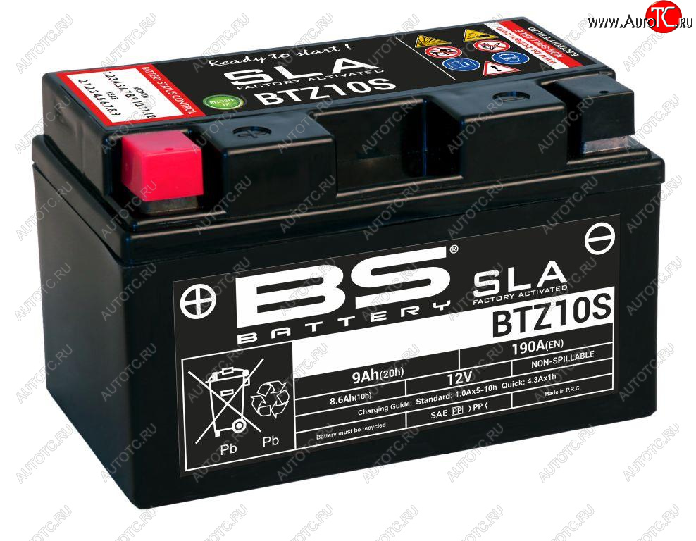 6 679 р. Аккумулятор BS-BATTERY BTZ10SYTZ10S SLA  300636  с доставкой в г. Пермь