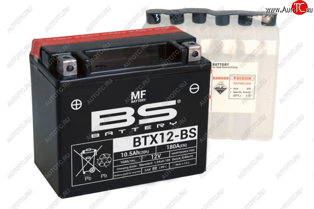 5 949 р. Аккумулятор BS-BATTERY BTX12-BSYTX12-BS  300603  с доставкой в г. Пермь