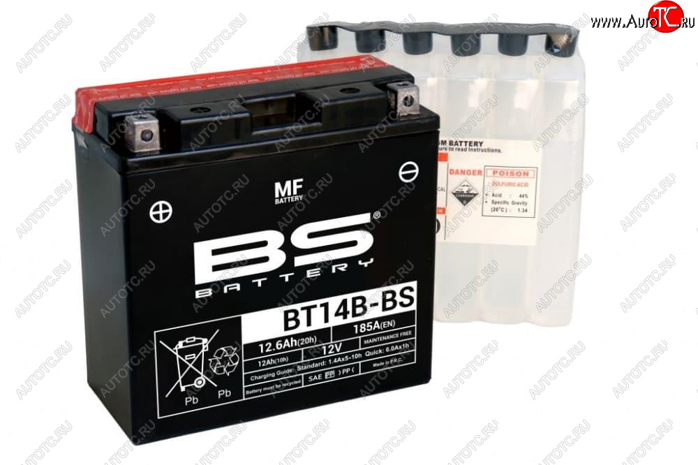 6 109 р. Аккумулятор BS-BATTERY BT14B-BSYT14B-BS  300629  с доставкой в г. Пермь