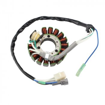 5 449 р. Статор генератора Yamaha TW200 01-23, TW125 99-04, TW225 02-07 4WP-85510-10-00  пм-00028749  с доставкой в г. Пермь. Увеличить фотографию 1