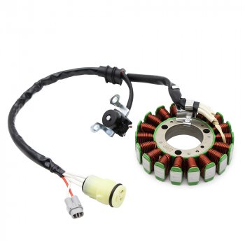 6 769 р. Статор генератора Yamaha YFZ450R 09-23, YFZ450X 10-11 18P-81410-00  пм-00029784  с доставкой в г. Пермь. Увеличить фотографию 1