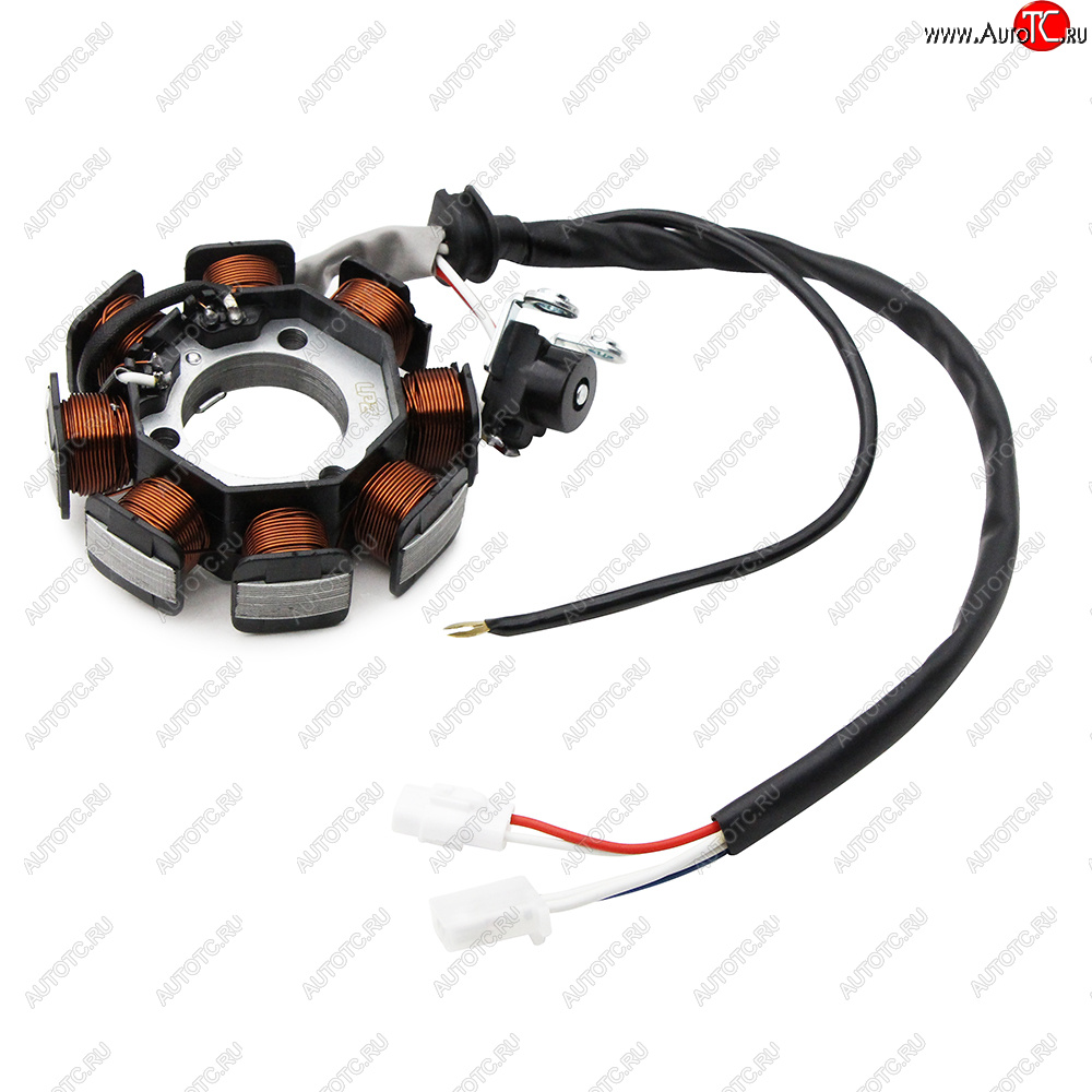 5 249 р. Статор генератора Yamaha YBR125 05-06, 08-11, XT125 07-08 3D9-H1410-00, 3D9-H1410-01  пм-00029596  с доставкой в г. Пермь
