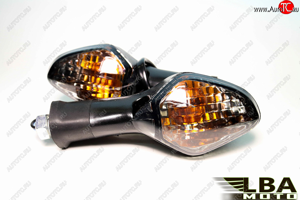2 539 р. Поворотники Honda CRF250L 2013-2016 тёмные ПередЗад  пм-00008070  с доставкой в г. Пермь