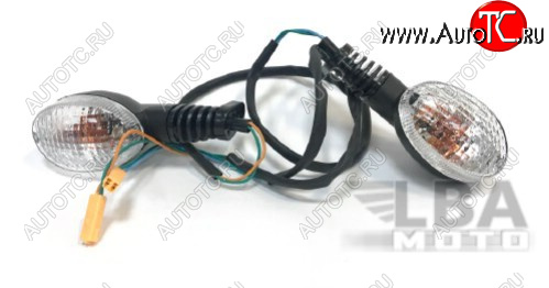 1 699 р. Поворотники Kawasaki Ninja 250 08-12 ПередЗад  пм-00016015  с доставкой в г. Пермь