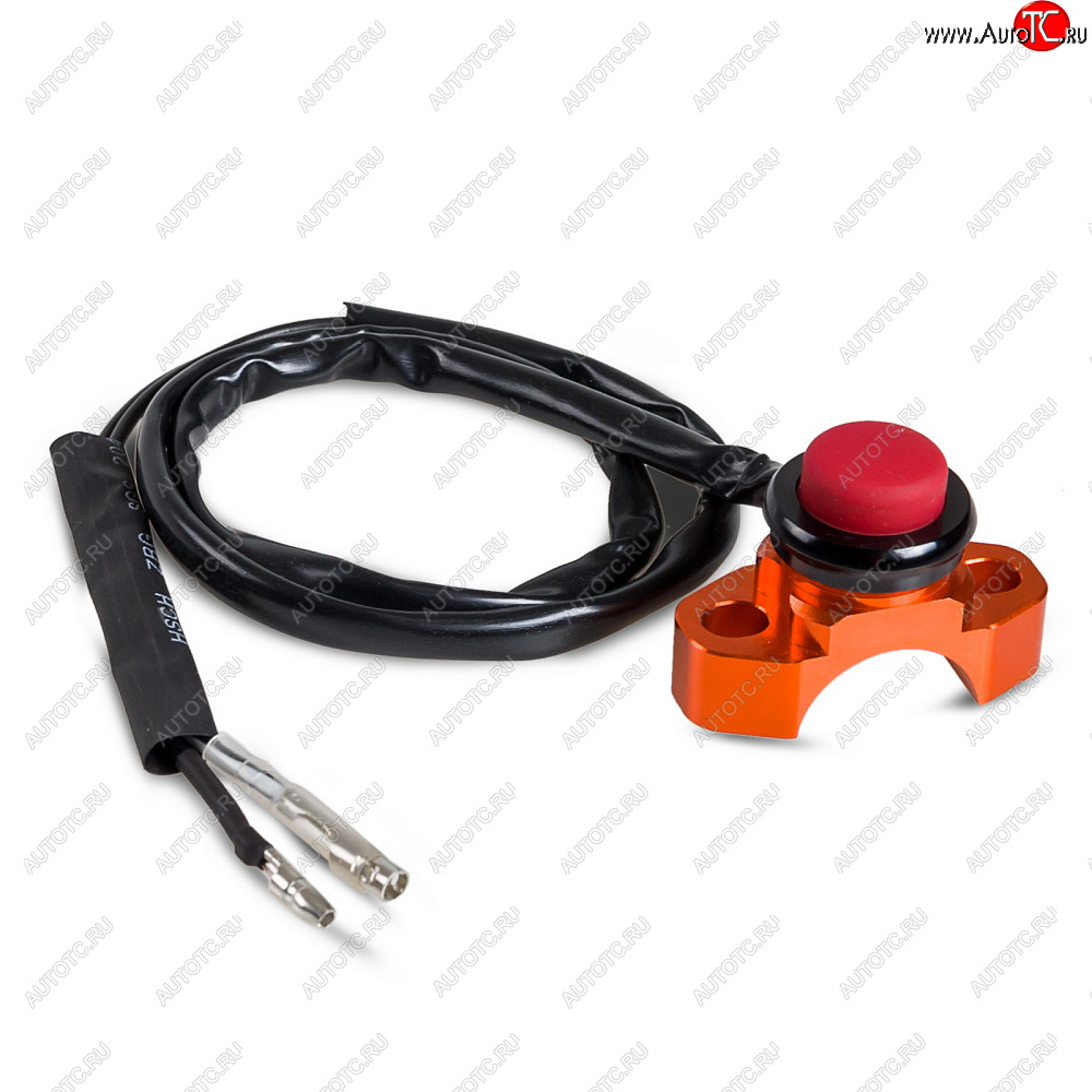 2 299 р. Выключатель двигателя SM-PARTS на рычаг сцепл.тормоза CNC оранжевый  010263-290-9839  с доставкой в г. Пермь