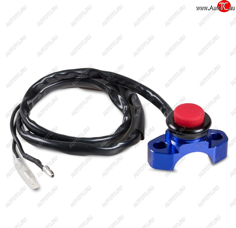 1 599 р. Выключатель двигателя SM-PARTS на рычаг сцепл.тормоза CNC синий  010263-290-7777  с доставкой в г. Пермь