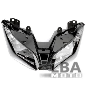 9 849 р. Фара для мотоцикла Kawasaki Ninja 300 13-17, Ninja 250 13-17, KLE6501000 15-17  пм-00006850  с доставкой в г. Пермь. Увеличить фотографию 1