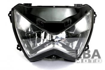 8 219 р. Фара для мотоцикла Kawasaki Z800 13-16, Z250 14-18  пм-00006851  с доставкой в г. Пермь. Увеличить фотографию 1