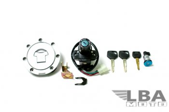 Комплект ключей и замков для Honda CBR600 F4  F4i, CBR600RR, CBR1100XX, VFR800 и других  пм-00001504