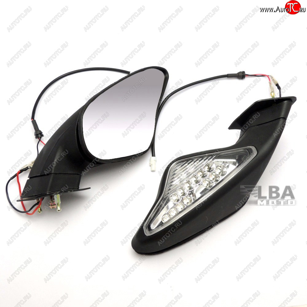 12 789 р. Зеркала для мотоцикла Ducati 848, 1098, 1198 с поворотниками  пм-00002255  с доставкой в г. Пермь