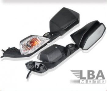 6 809 р. Зеркала для мотоцикла Kawasaki Ninja ZX-10R 08-10 с поворотниками  пм-00002901  с доставкой в г. Пермь. Увеличить фотографию 1