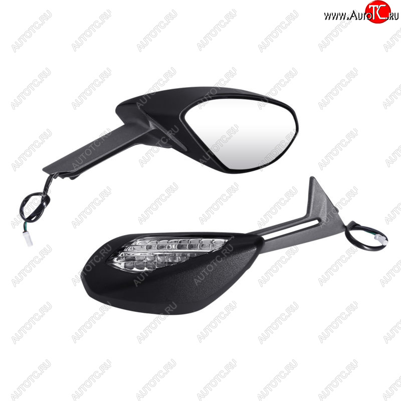9 109 р. Зеркала для мотоцикла Ducati 959 15-20, 1299 15-18 с поворотниками  пм-00025625  с доставкой в г. Пермь