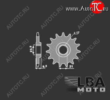 1 049 р. PBR Звезда передняя 2134 C13  43 629  с доставкой в г. Пермь