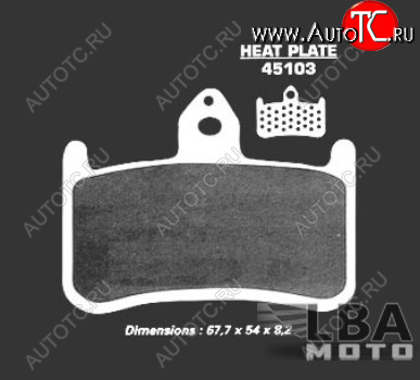 2 599 р. Тормозные колодки Nissin 2P-203NS (154)  9 152  с доставкой в г. Пермь
