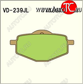 629 р. Тормозные колодки Vesrah VD 239JL	  пм-00005076  с доставкой в г. Пермь