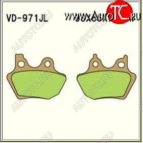 1 969 р. Тормозные колодки Vesrah VD 971JL	  пм-00005194  с доставкой в г. Пермь