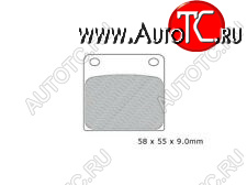 1 099 р. Тормозные колодки Parts Unlimited TSRP-639645 (DP203)  пм-00017406  с доставкой в г. Пермь