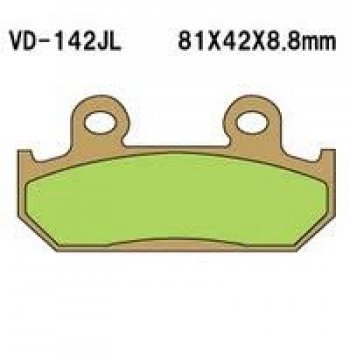 Тормозные колодки Vesrah VD-142 (DP110)  пм-00017415