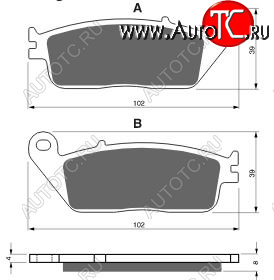 2 249 р. Тормозные колодки Gold-Fren 022 S3  022 s3  с доставкой в г. Пермь