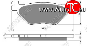 2 779 р. Тормозные колодки Gold-Fren 165 S33  165 s33  с доставкой в г. Пермь