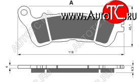 2 779 р. Тормозные колодки Gold-Fren 257 S33  257 s33  с доставкой в г. Пермь
