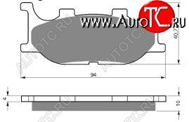 2 249 р. Тормозные колодки Gold-Fren 099 S3  099 s3  с доставкой в г. Пермь
