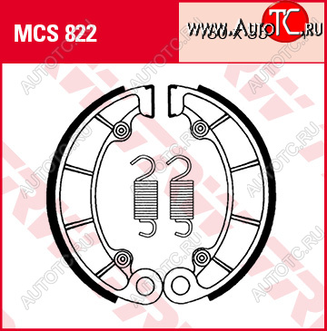 4 799 р. Тормозные колодки TRW MCS822  mcs822  с доставкой в г. Пермь