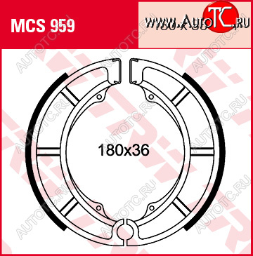4 699 р. Тормозные колодки TRW MCS959  mcs959  с доставкой в г. Пермь