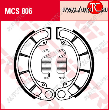 4 699 р. Тормозные колодки TRW MCS806  mcs806  с доставкой в г. Пермь