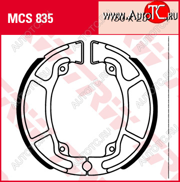 3 599 р. Тормозные колодки TRW MCS835  mcs835  с доставкой в г. Пермь