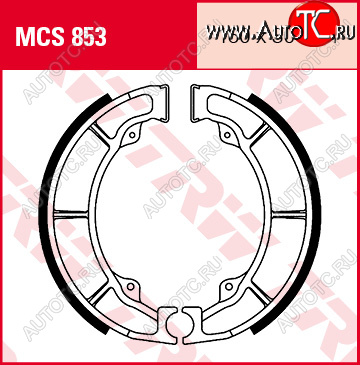 3 899 р. Тормозные колодки TRW MCS853  mcs853  с доставкой в г. Пермь