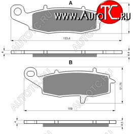 2 249 р. Тормозные колодки Gold-Fren 104 S3  104 s3  с доставкой в г. Пермь