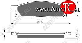 2 049 р. Тормозные колодки Gold-Fren 034 K5  034 k5  с доставкой в г. Пермь