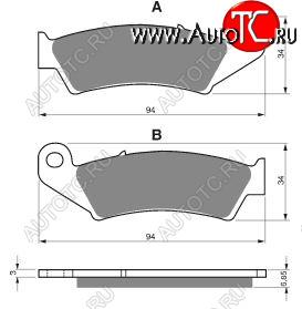 2 169 р. Тормозные колодки Gold-Fren 041 S3  041 s3  с доставкой в г. Пермь