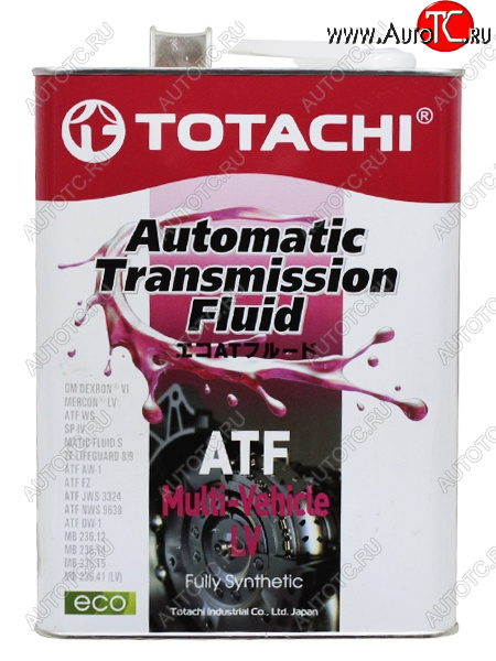 4 649 р. Жидкость для АКПП TOTACHI ATF Multi-Vehicle LV 4л TOTACHI A3004  с доставкой в г. Пермь