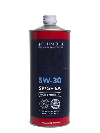 1 139 р. Масло моторное синтетическое SHINOBI SPGF-6A 5W-30 1L SHINOBI SH0007  с доставкой в г. Пермь. Увеличить фотографию 1