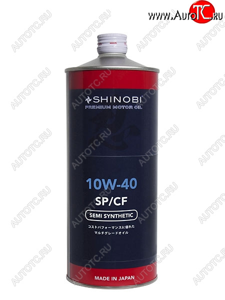 1 059 р. Масло моторное полусинтетическое SHINOBI SPCF 10W-40 1L SHINOBI SH0025  с доставкой в г. Пермь