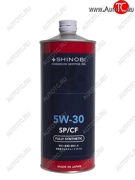 1 059 р. Масло моторное синтетическое SHINOBI SPGF-5CF 5W-30 1L SHINOBI SH0031  с доставкой в г. Пермь