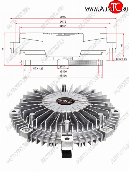 5 849 р. Вискомуфты MITSUBISHI PAJERO V89#WPAJERO IV 06- 4M41 3.2D SAT ST-170-0002  с доставкой в г. Пермь